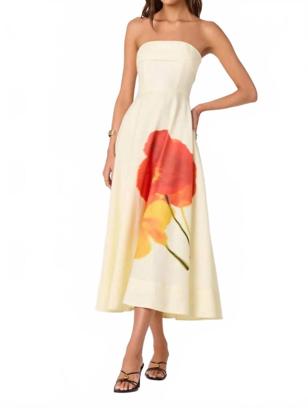 NEW ASTR ximena dress in cream